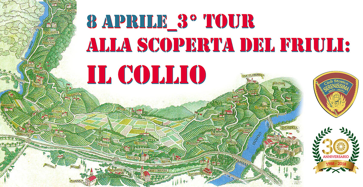 8 Aprile 2018 | 3° Tour alla scoperta del Friuli: Il Collio