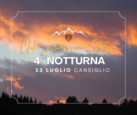 4° Notturna Club Serenissima Storico 13 luglio 2024